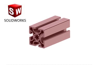 5050鋁型材三維模型下載 5050鋁型材三維模型下載